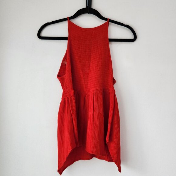 BUNDLE (2) Altar'd State Tank Tops White Red Boho Embroidered Lace Women's S - Picture 3 of 16